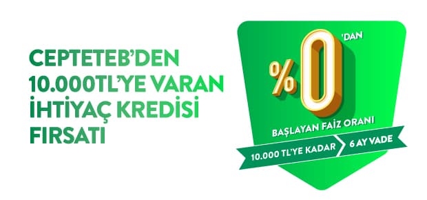 CEPTETEB İhtiyaç Kredisi 