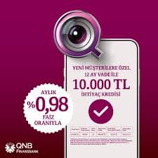 İhtiyaç Kredisi QNB 